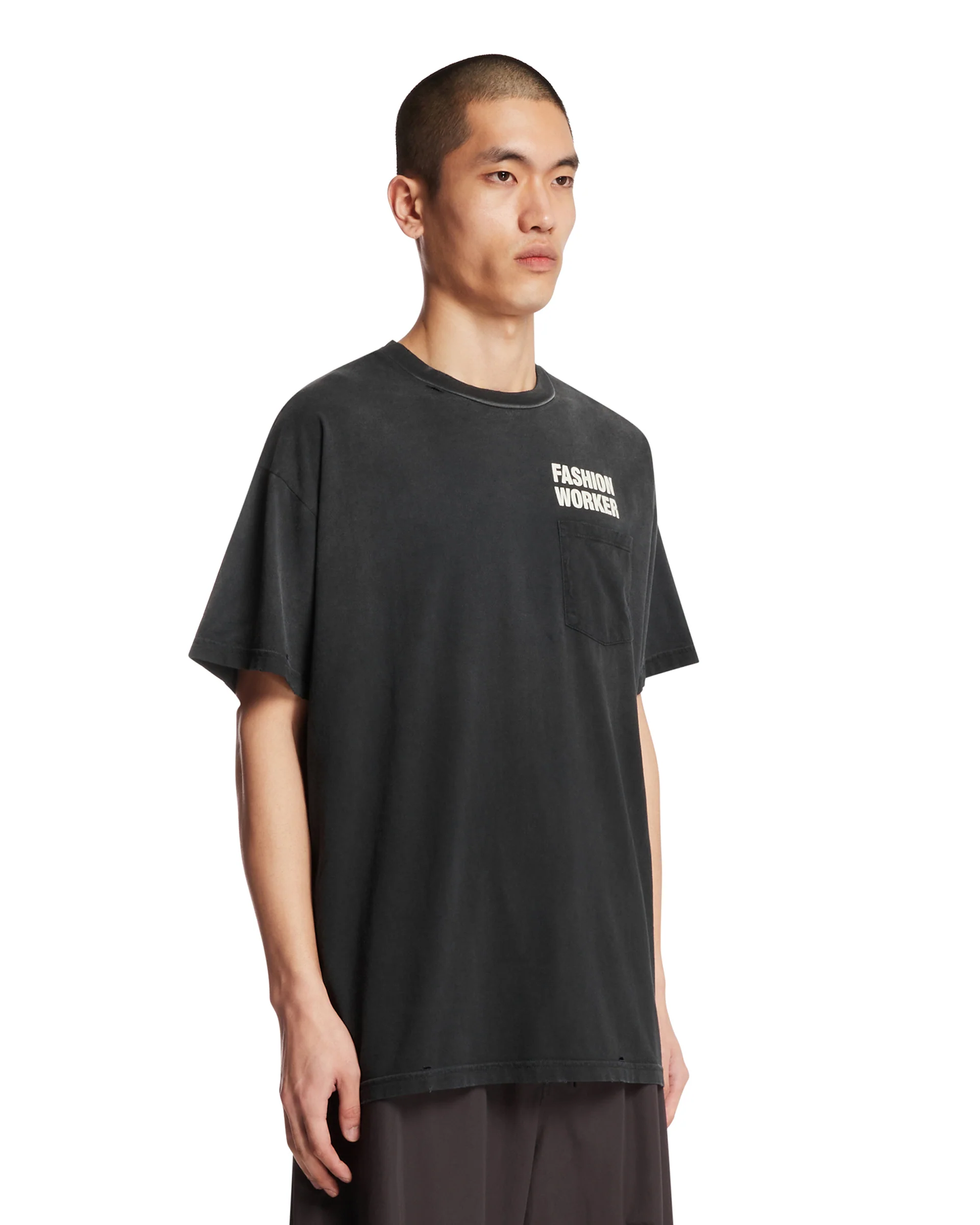 T-Shirt Con Stampa Nera - Image 2