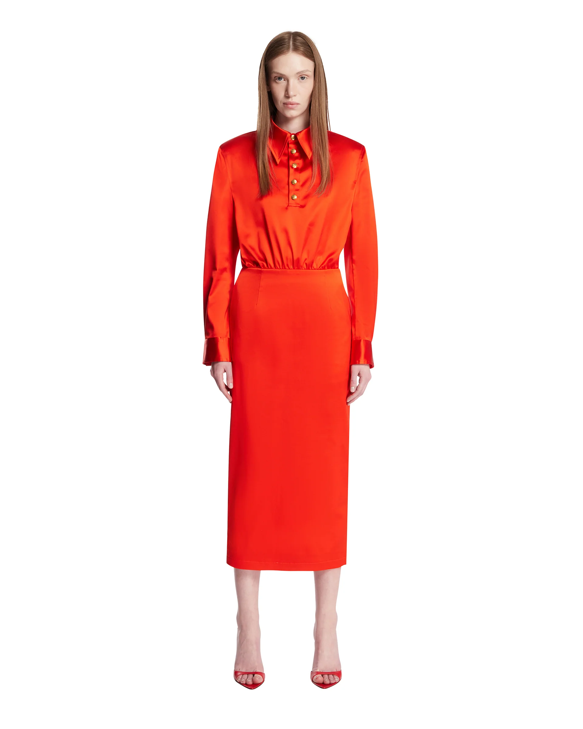 The Polo Dress Rosso