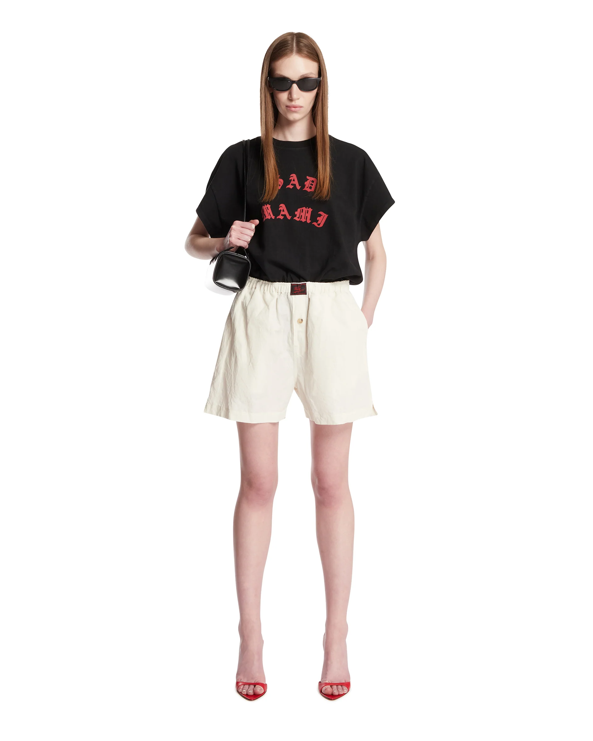 Shorts In Cotone Bianchi - Image 3