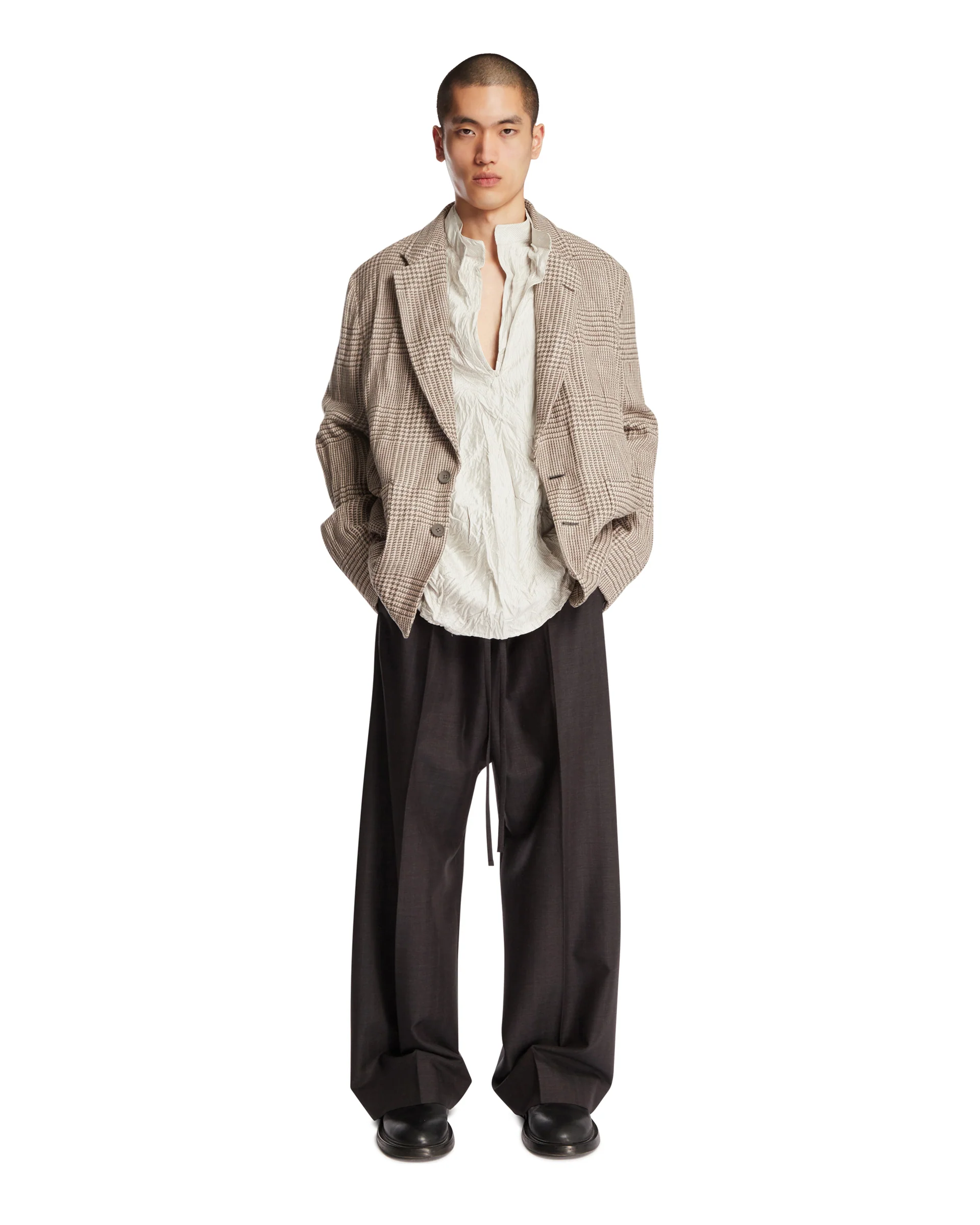 Camicia In Seta Beige - Image 3